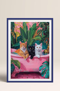 HOMEPACK Ahşap Çerçeveli Tablo Çerçeveli Poster Sanatsal Modern Duvar Dekoru TK-729
