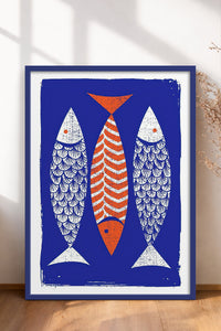 HOMEPACK Ahşap Çerçeveli Tablo Çerçeveli Poster Sanatsal Modern Duvar Dekoru TK-732