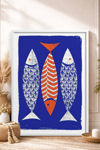 HOMEPACK Ahşap Çerçeveli Tablo Çerçeveli Poster Sanatsal Modern Duvar Dekoru TK-732