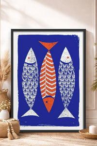 HOMEPACK Ahşap Çerçeveli Tablo Çerçeveli Poster Sanatsal Modern Duvar Dekoru TK-732