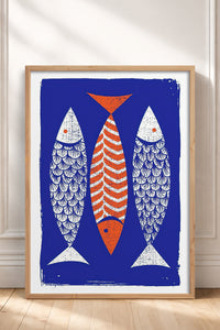 HOMEPACK Ahşap Çerçeveli Tablo Çerçeveli Poster Sanatsal Modern Duvar Dekoru TK-732