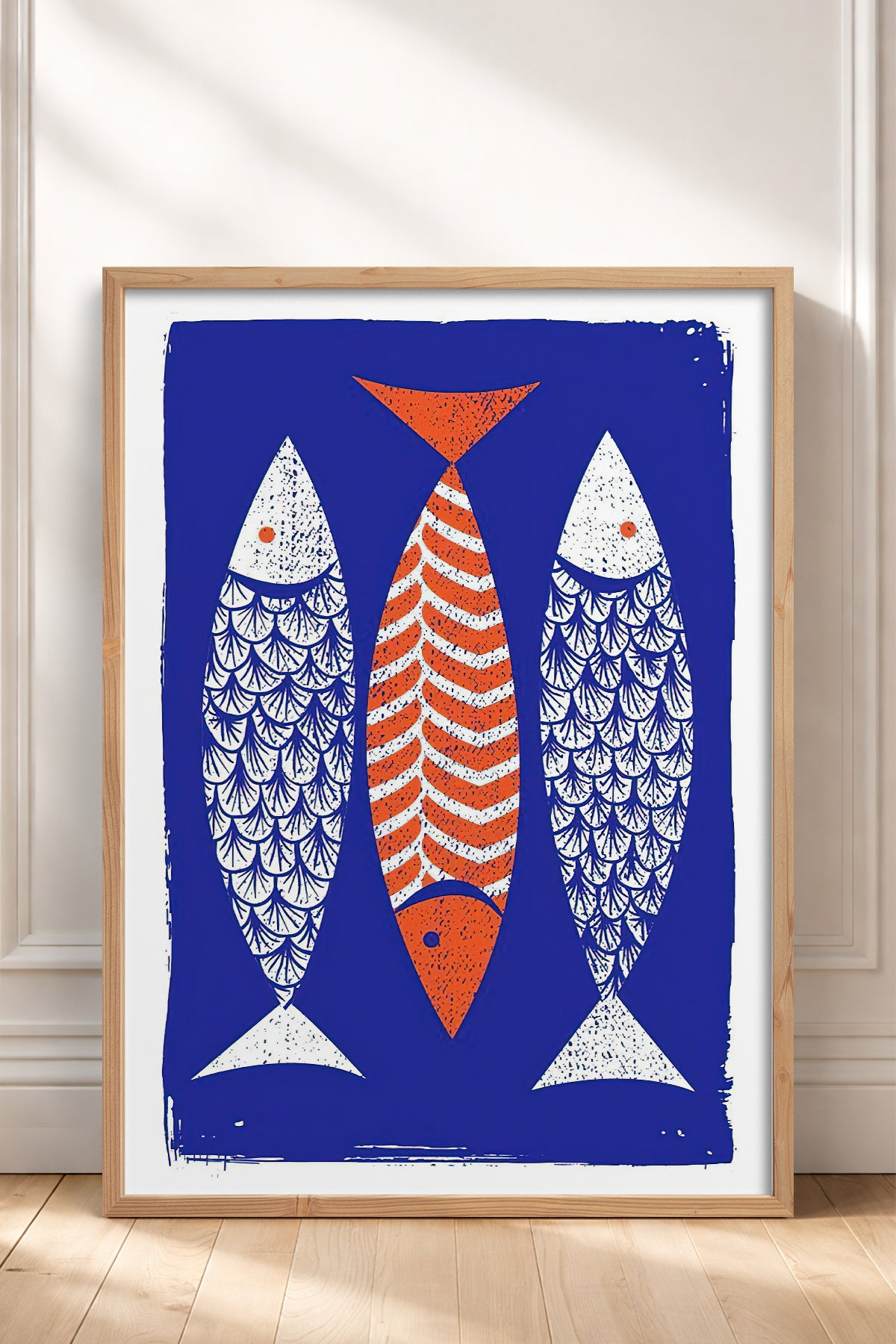HOMEPACK Ahşap Çerçeveli Tablo Çerçeveli Poster Sanatsal Modern Duvar Dekoru TK-732