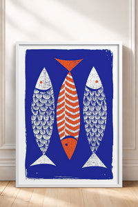 HOMEPACK Ahşap Çerçeveli Tablo Çerçeveli Poster Sanatsal Modern Duvar Dekoru TK-732
