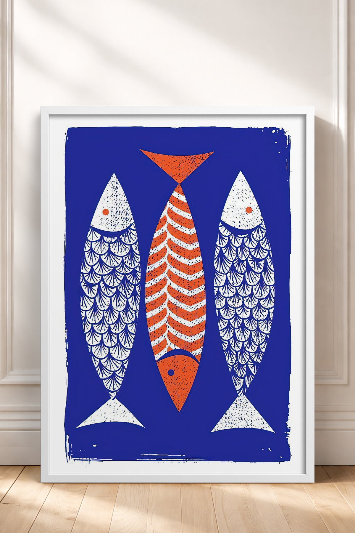 HOMEPACK Ahşap Çerçeveli Tablo Çerçeveli Poster Sanatsal Modern Duvar Dekoru TK-732