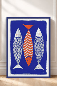 HOMEPACK Ahşap Çerçeveli Tablo Çerçeveli Poster Sanatsal Modern Duvar Dekoru TK-732