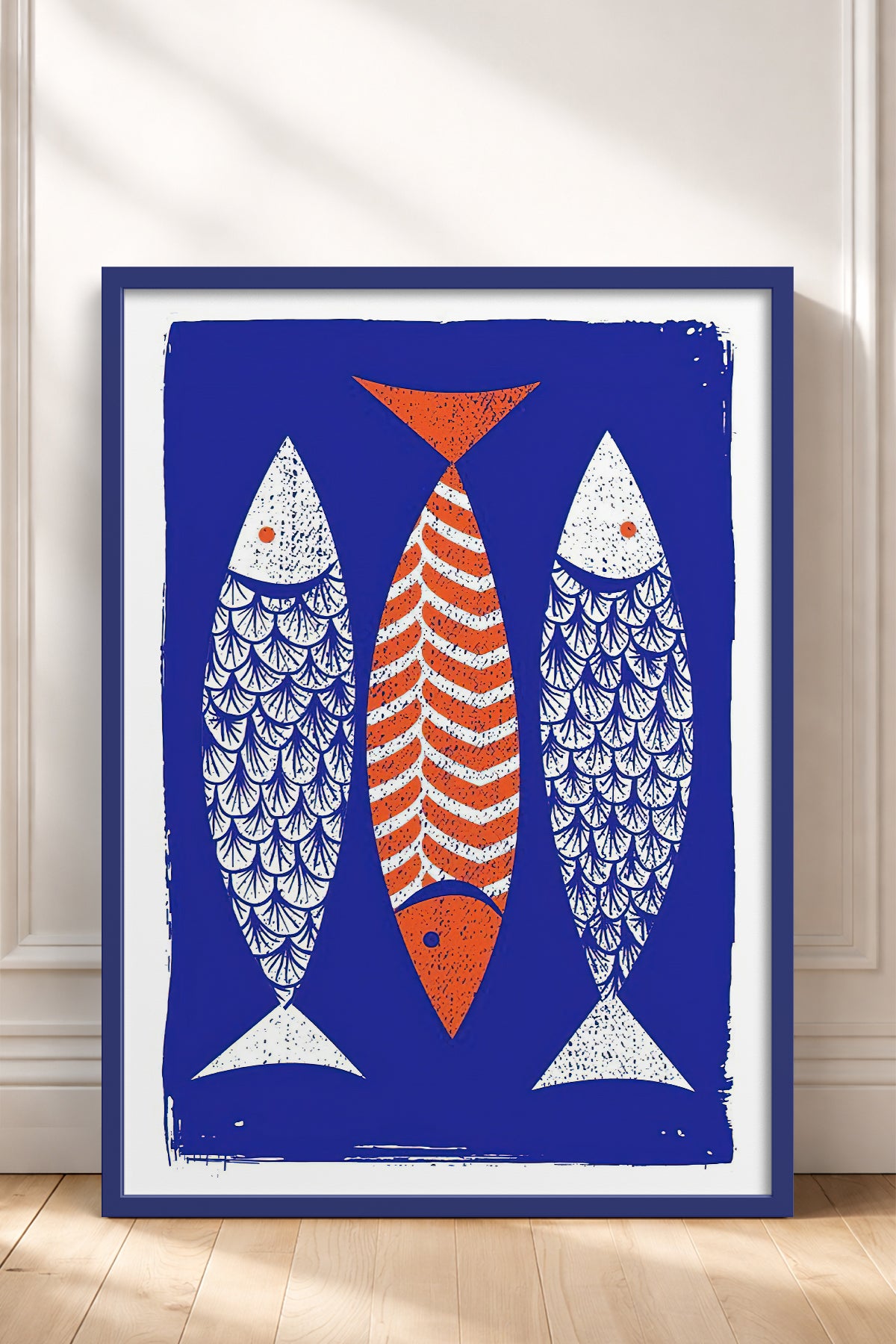 HOMEPACK Ahşap Çerçeveli Tablo Çerçeveli Poster Sanatsal Modern Duvar Dekoru TK-732