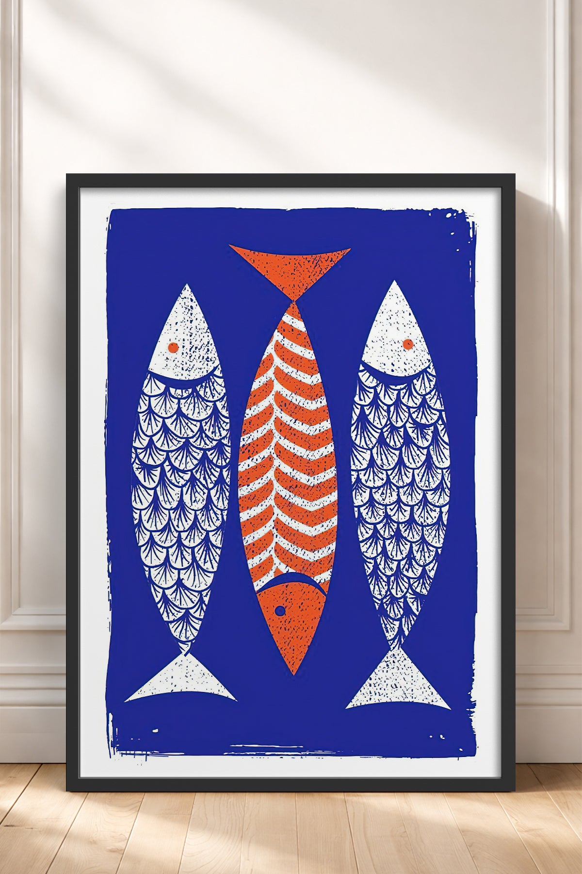 HOMEPACK Ahşap Çerçeveli Tablo Çerçeveli Poster Sanatsal Modern Duvar Dekoru TK-732