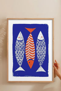 HOMEPACK Ahşap Çerçeveli Tablo Çerçeveli Poster Sanatsal Modern Duvar Dekoru TK-732