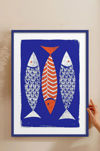 HOMEPACK Ahşap Çerçeveli Tablo Çerçeveli Poster Sanatsal Modern Duvar Dekoru TK-732