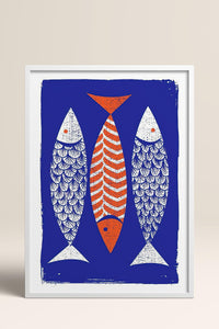 HOMEPACK Ahşap Çerçeveli Tablo Çerçeveli Poster Sanatsal Modern Duvar Dekoru TK-732