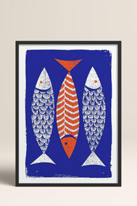 HOMEPACK Ahşap Çerçeveli Tablo Çerçeveli Poster Sanatsal Modern Duvar Dekoru TK-732