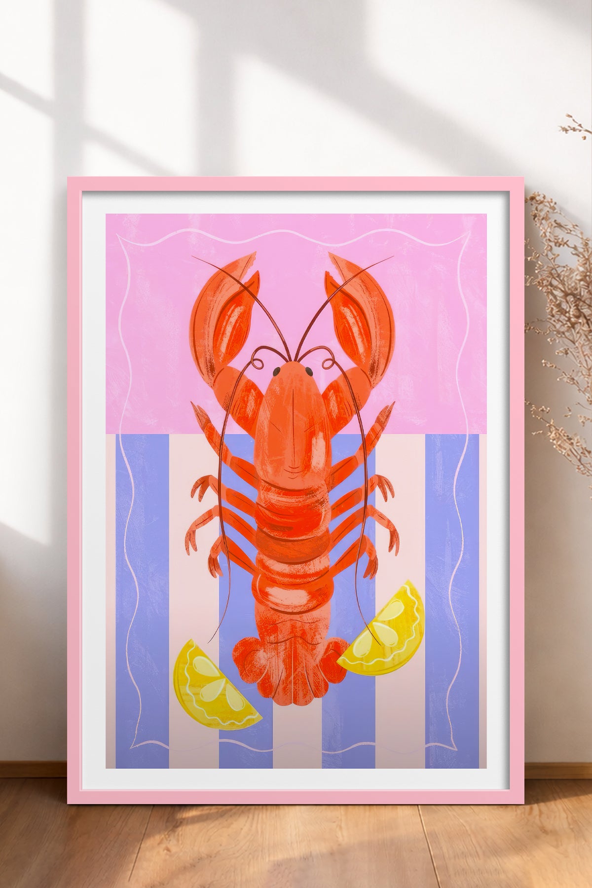 HOMEPACK Ahşap Çerçeveli Tablo Çerçeveli Poster Sanatsal Modern Duvar Dekoru TK-733