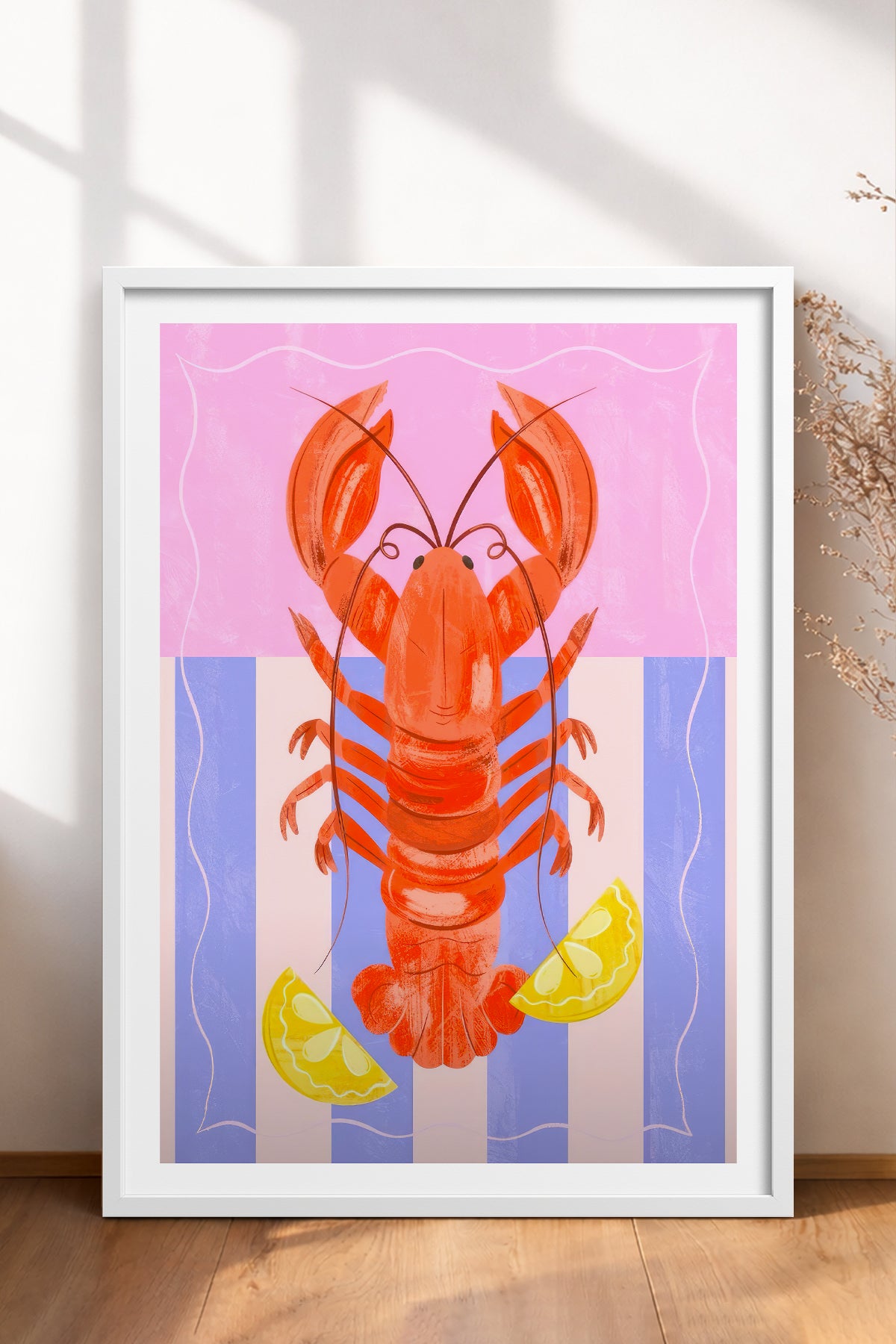 HOMEPACK Ahşap Çerçeveli Tablo Çerçeveli Poster Sanatsal Modern Duvar Dekoru TK-733