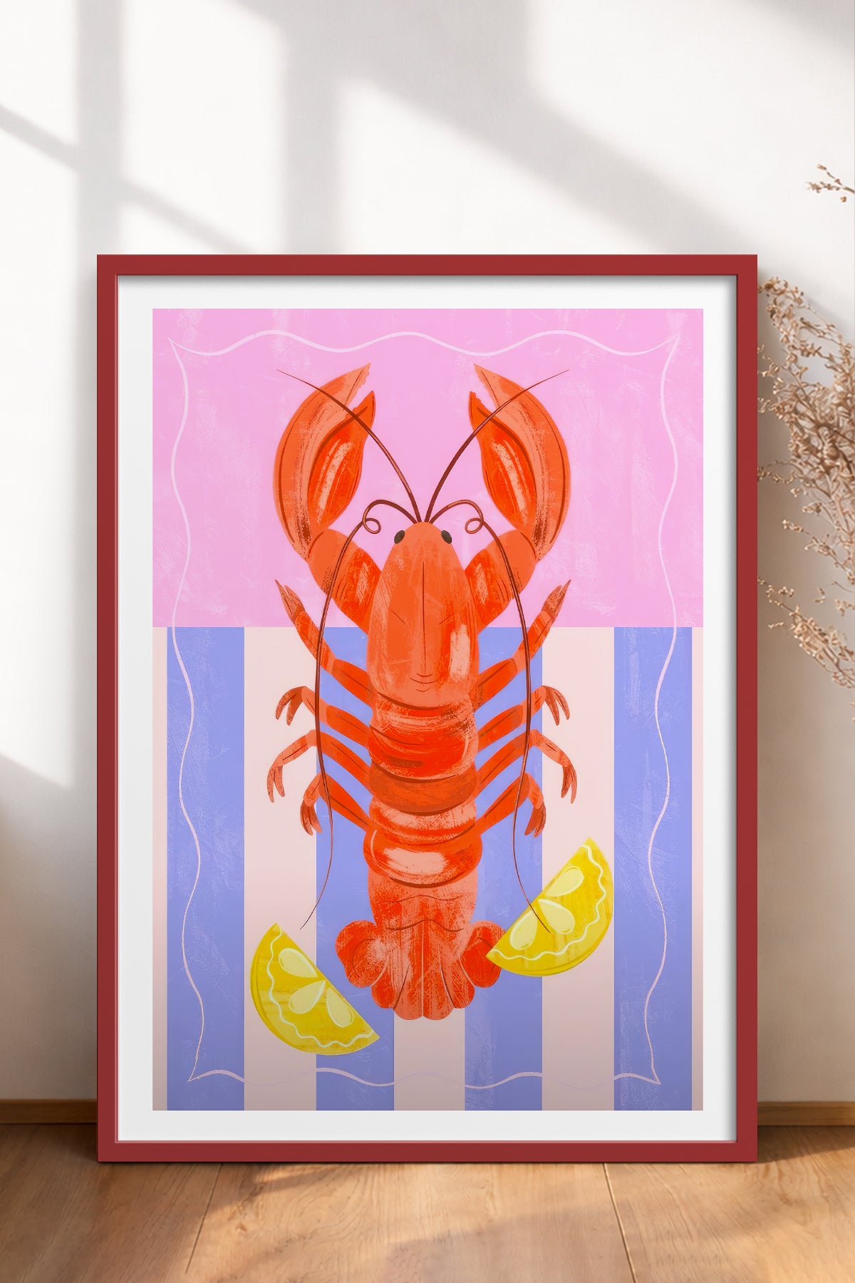 HOMEPACK Ahşap Çerçeveli Tablo Çerçeveli Poster Sanatsal Modern Duvar Dekoru TK-733