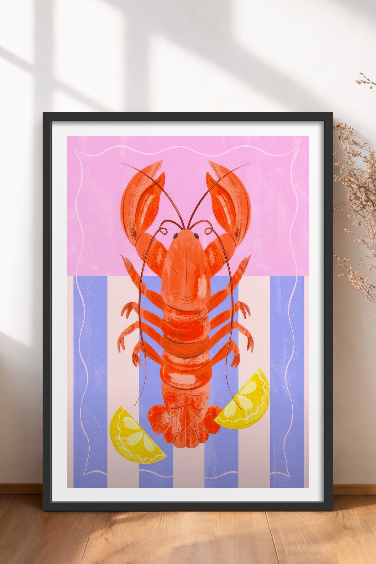 HOMEPACK Ahşap Çerçeveli Tablo Çerçeveli Poster Sanatsal Modern Duvar Dekoru TK-733