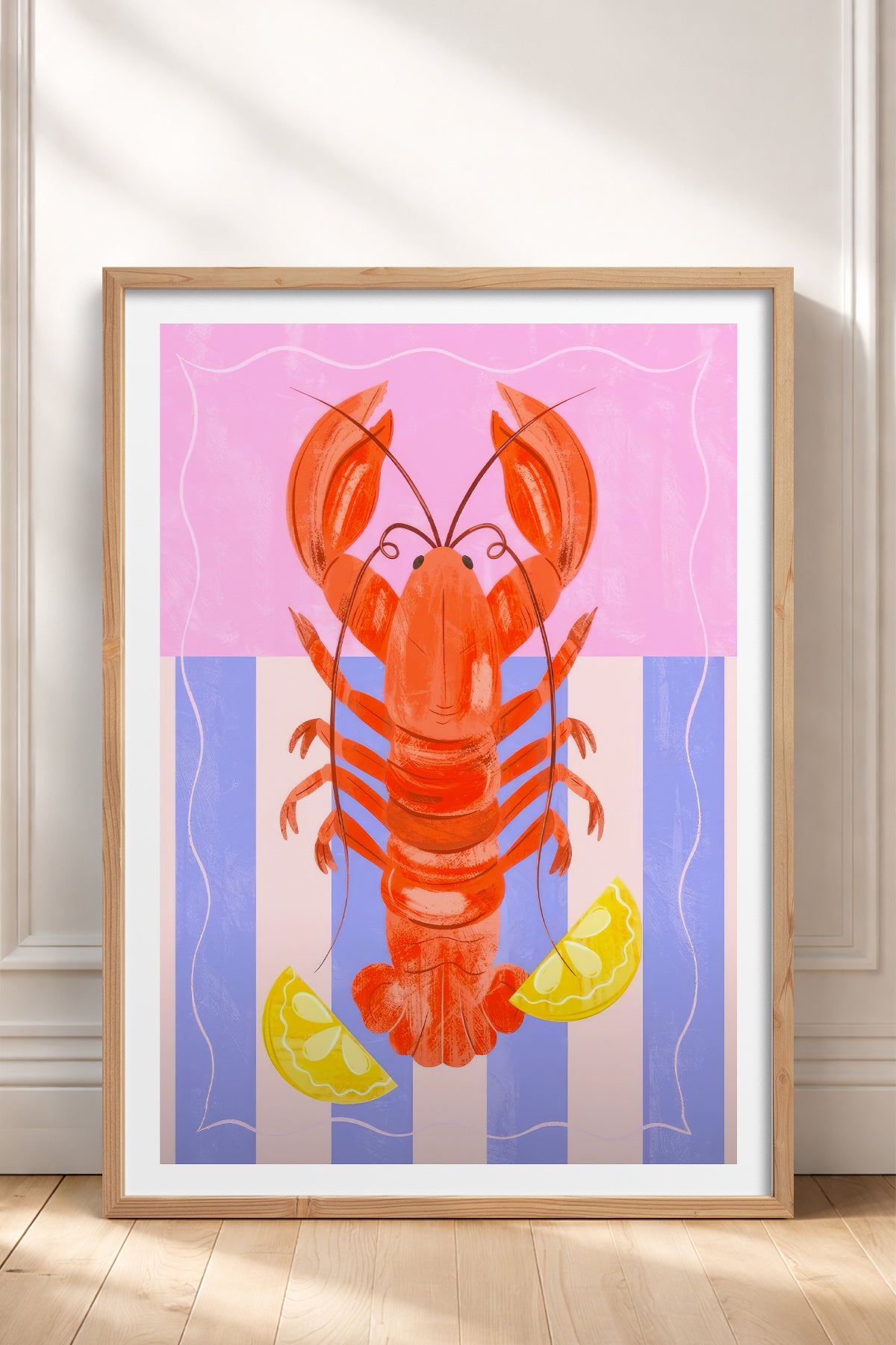 HOMEPACK Ahşap Çerçeveli Tablo Çerçeveli Poster Sanatsal Modern Duvar Dekoru TK-733