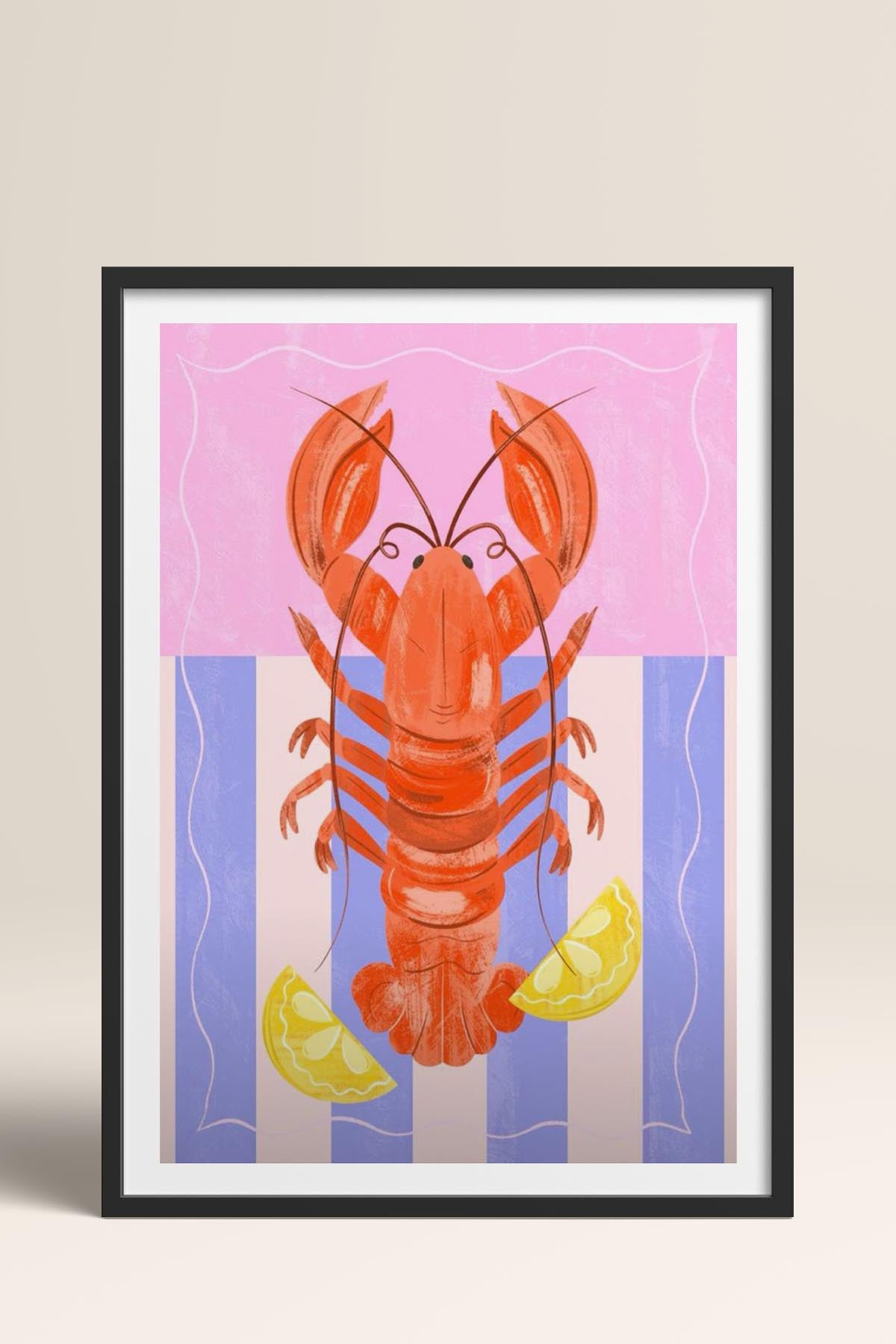 HOMEPACK Ahşap Çerçeveli Tablo Çerçeveli Poster Sanatsal Modern Duvar Dekoru TK-733