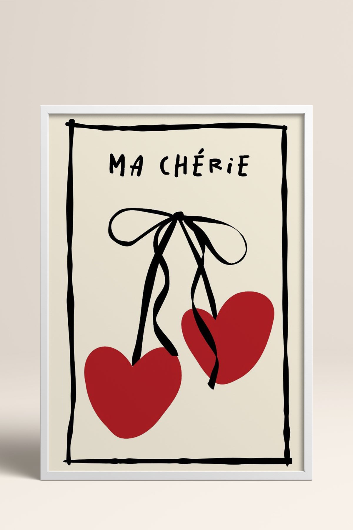 HOMEPACK Ahşap Çerçeveli Tablo Çerçeveli Poster Sanatsal Modern Duvar Dekoru TK-734