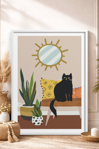 HOMEPACK Ahşap Çerçeveli Tablo Çerçeveli Poster Sanatsal Modern Duvar Dekoru TK-737