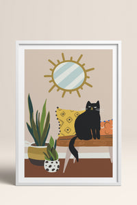 HOMEPACK Ahşap Çerçeveli Tablo Çerçeveli Poster Sanatsal Modern Duvar Dekoru TK-737