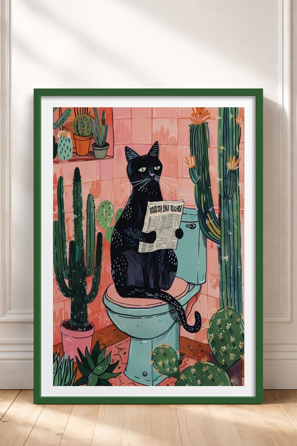 HOMEPACK Ahşap Çerçeveli Tablo Çerçeveli Poster Sanatsal Modern Duvar Dekoru TK-738
