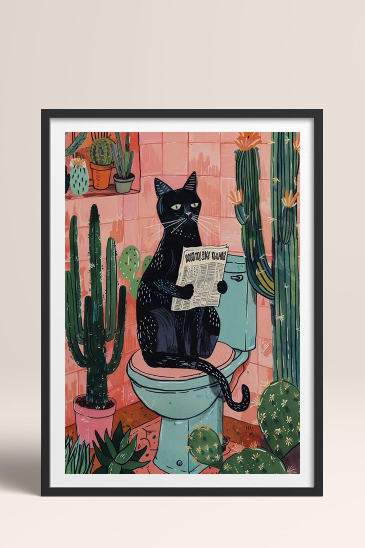 HOMEPACK Ahşap Çerçeveli Tablo Çerçeveli Poster Sanatsal Modern Duvar Dekoru TK-738