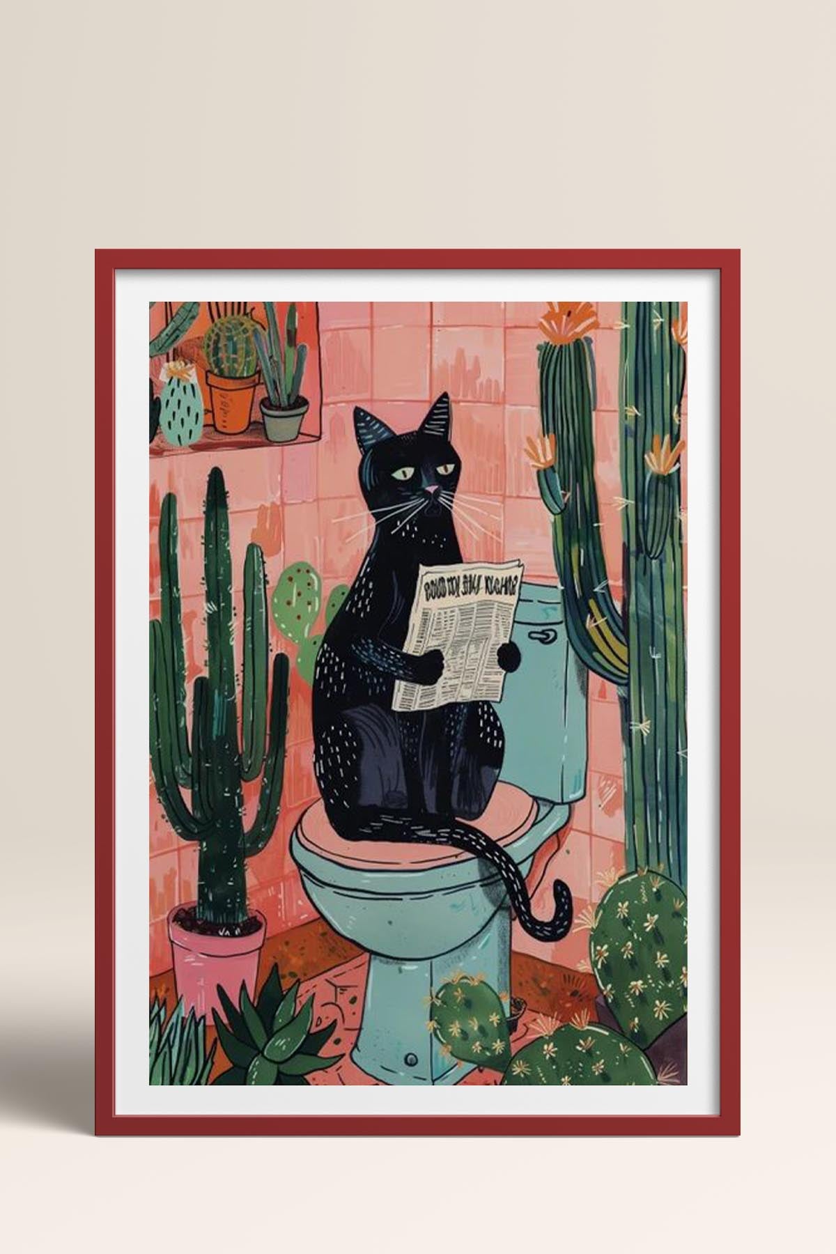 HOMEPACK Ahşap Çerçeveli Tablo Çerçeveli Poster Sanatsal Modern Duvar Dekoru TK-738