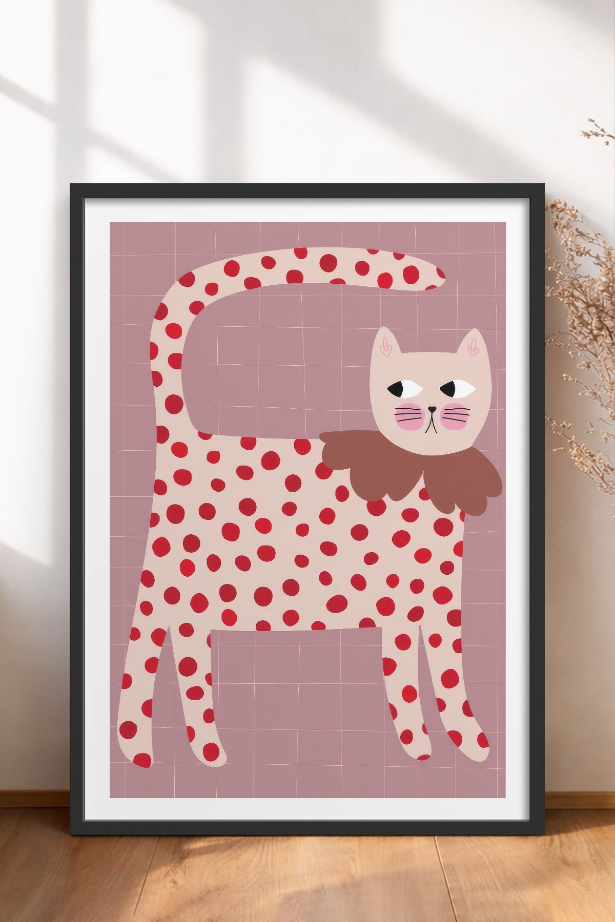 HOMEPACK Ahşap Çerçeveli Tablo Çerçeveli Poster Sanatsal Modern Duvar Dekoru TK-740
