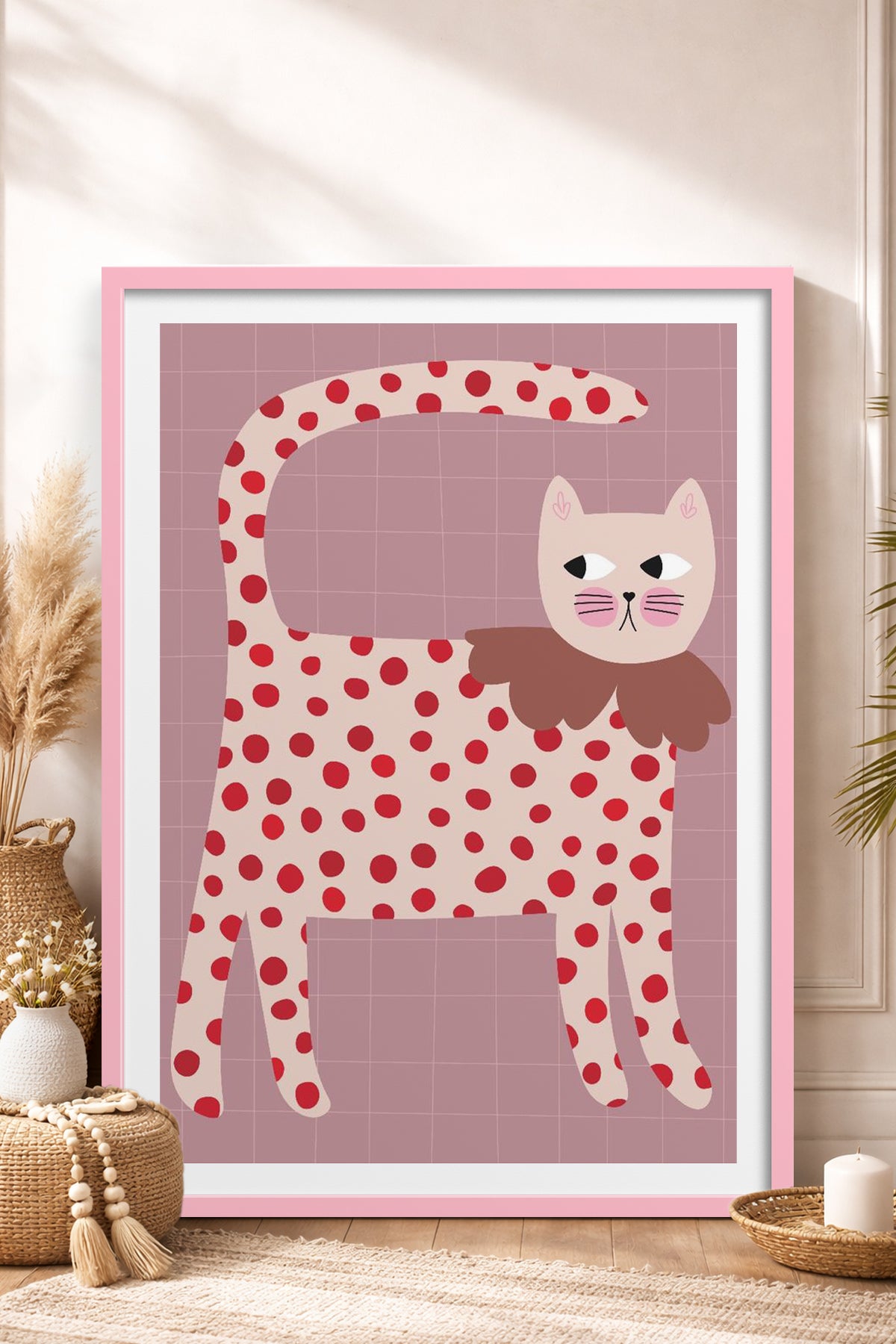 HOMEPACK Ahşap Çerçeveli Tablo Çerçeveli Poster Sanatsal Modern Duvar Dekoru TK-740