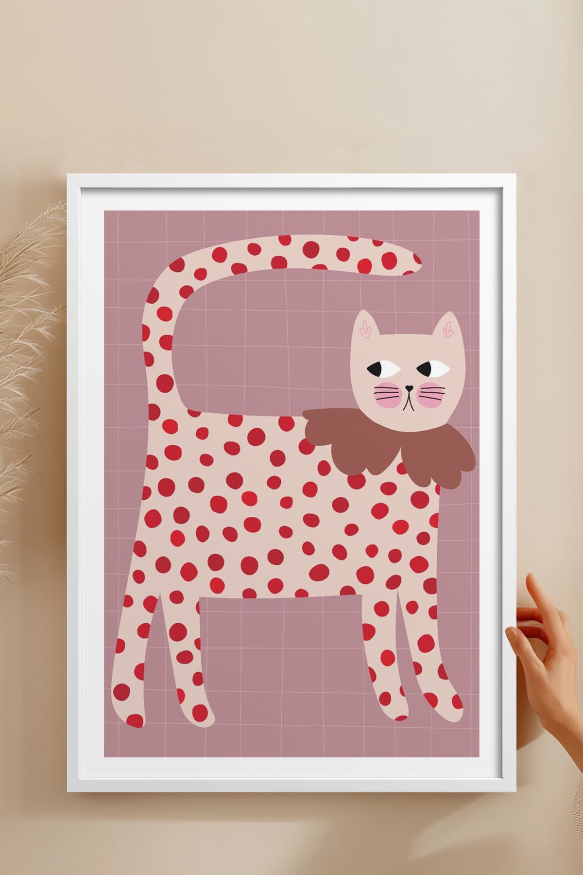 HOMEPACK Ahşap Çerçeveli Tablo Çerçeveli Poster Sanatsal Modern Duvar Dekoru TK-740