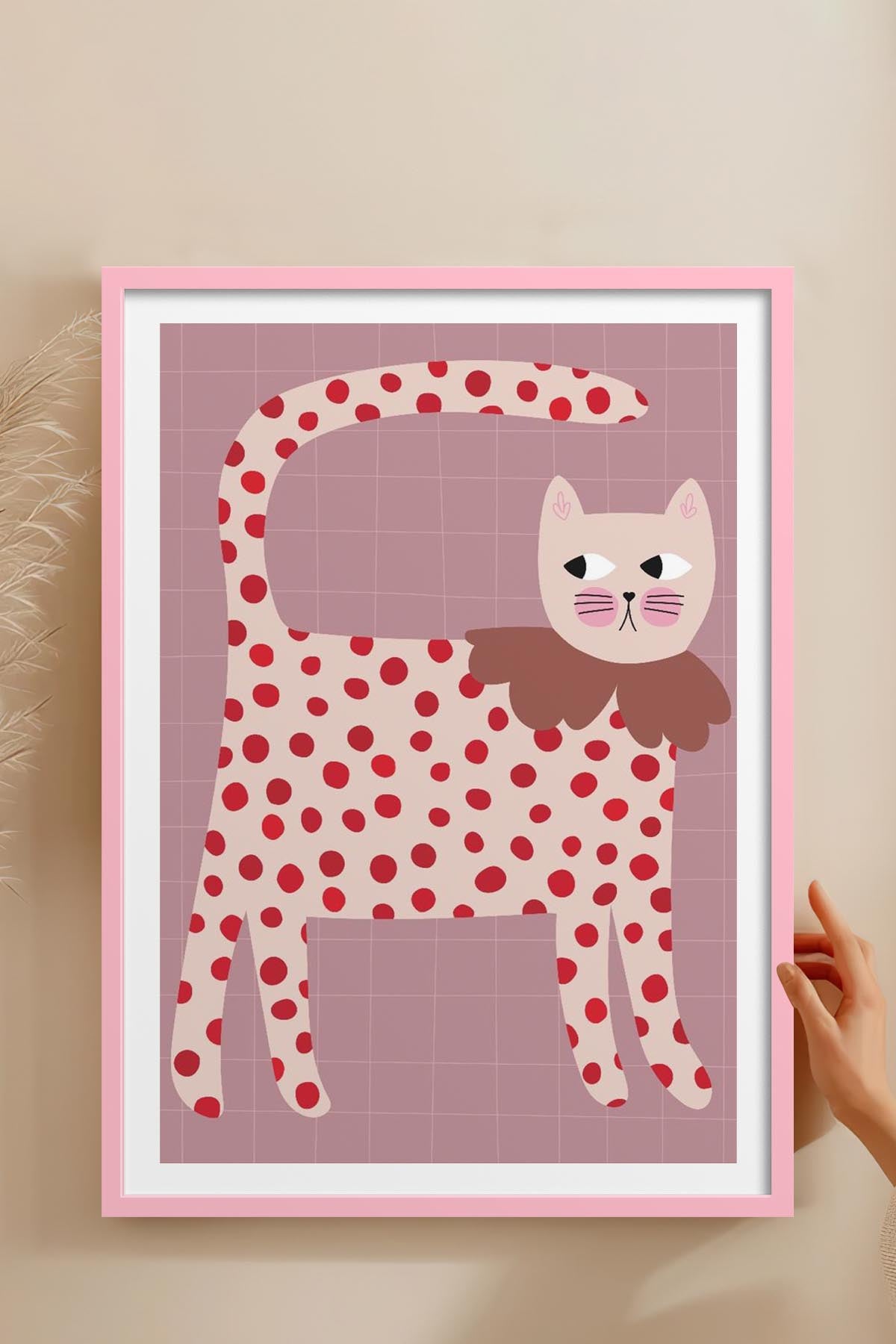 HOMEPACK Ahşap Çerçeveli Tablo Çerçeveli Poster Sanatsal Modern Duvar Dekoru TK-740