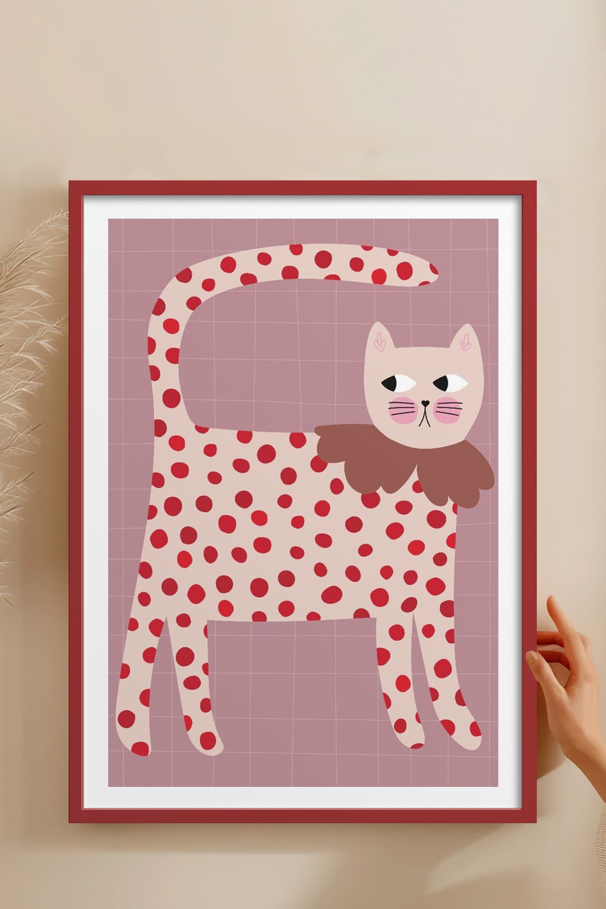 HOMEPACK Ahşap Çerçeveli Tablo Çerçeveli Poster Sanatsal Modern Duvar Dekoru TK-740