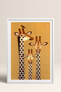 HOMEPACK Ahşap Çerçeveli Tablo Çerçeveli Poster Sanatsal Modern Duvar Dekoru TK-741
