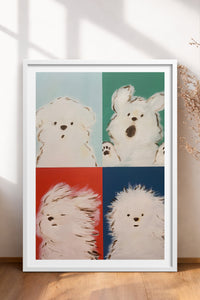 HOMEPACK Ahşap Çerçeveli Tablo Çerçeveli Poster Sanatsal Modern Duvar Dekoru TK-742
