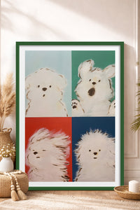 HOMEPACK Ahşap Çerçeveli Tablo Çerçeveli Poster Sanatsal Modern Duvar Dekoru TK-742