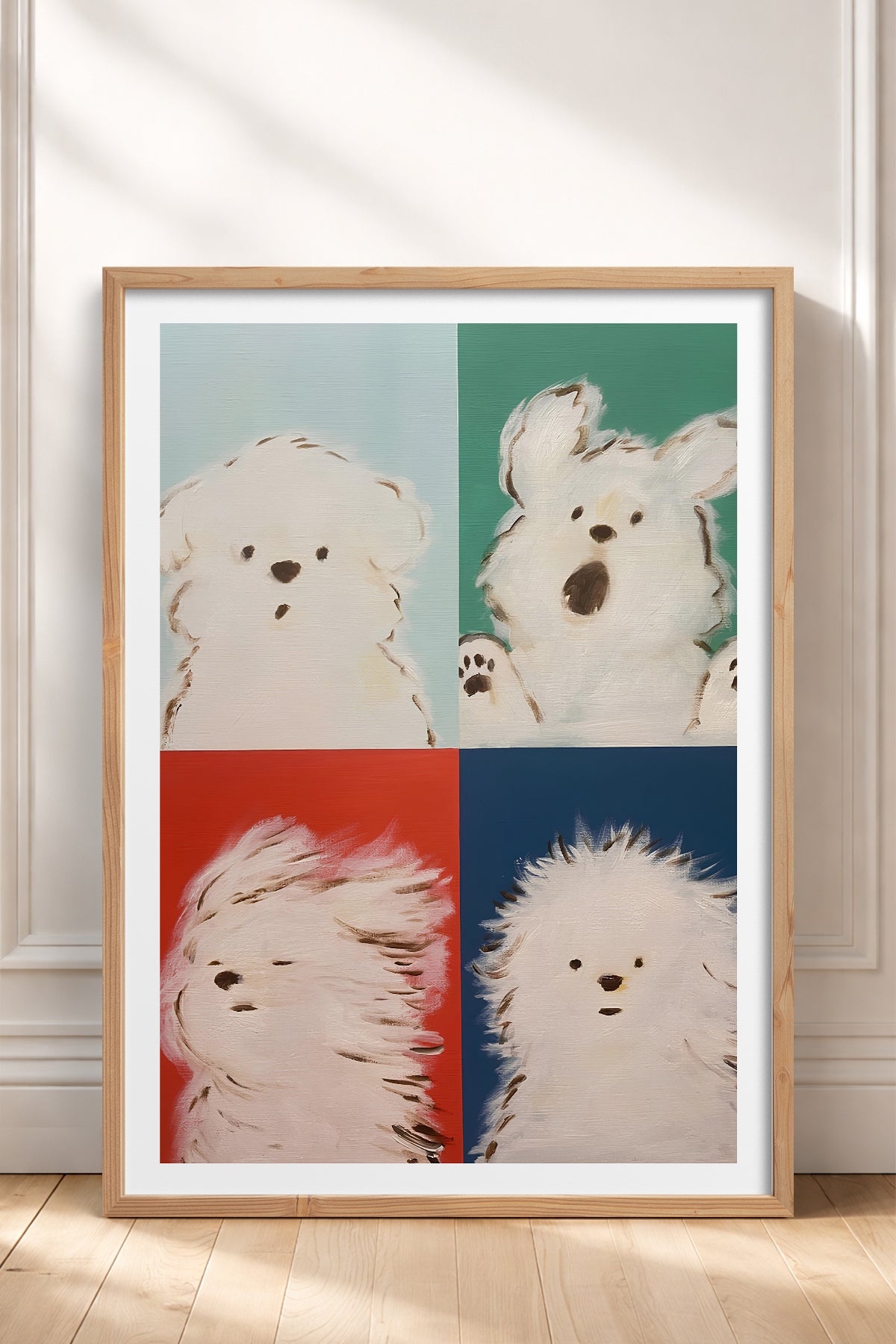 HOMEPACK Ahşap Çerçeveli Tablo Çerçeveli Poster Sanatsal Modern Duvar Dekoru TK-742