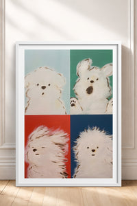 HOMEPACK Ahşap Çerçeveli Tablo Çerçeveli Poster Sanatsal Modern Duvar Dekoru TK-742