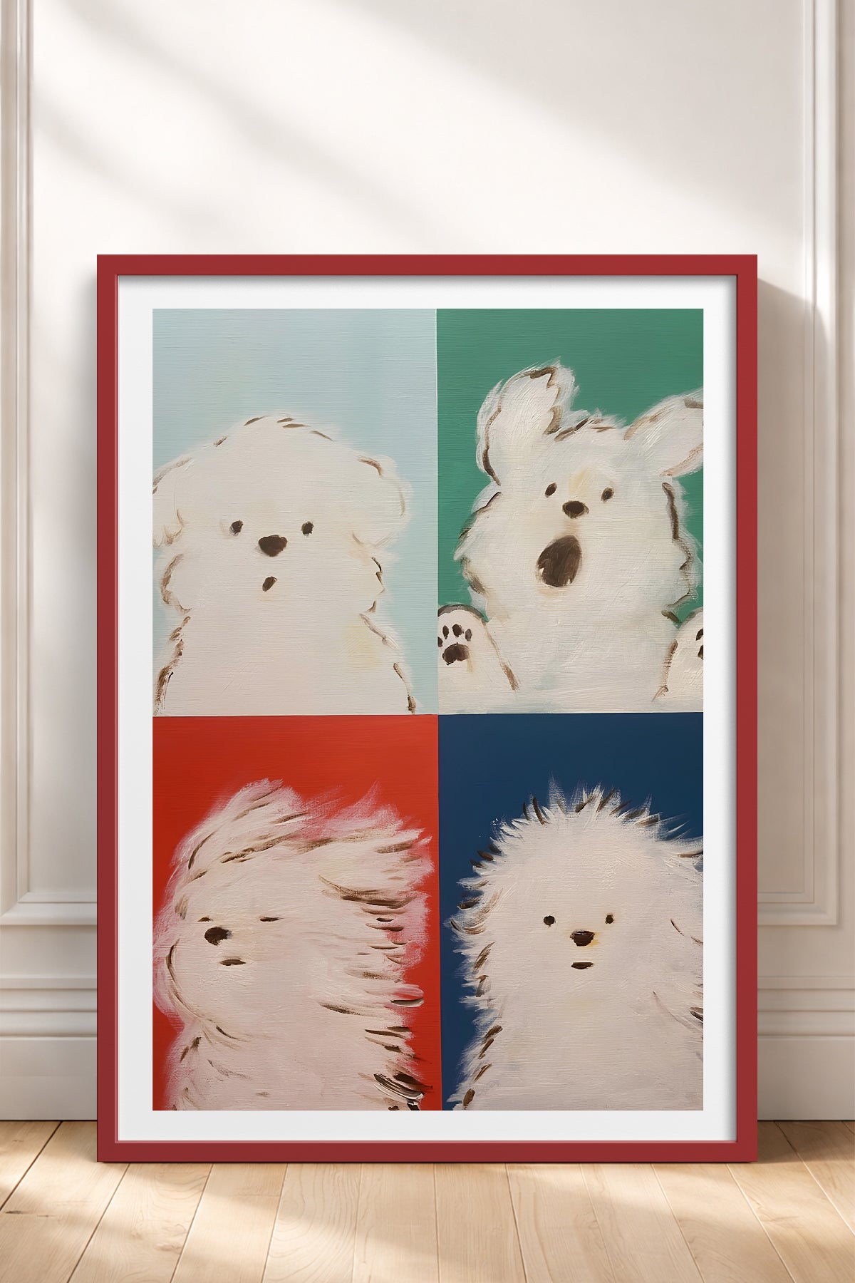 HOMEPACK Ahşap Çerçeveli Tablo Çerçeveli Poster Sanatsal Modern Duvar Dekoru TK-742