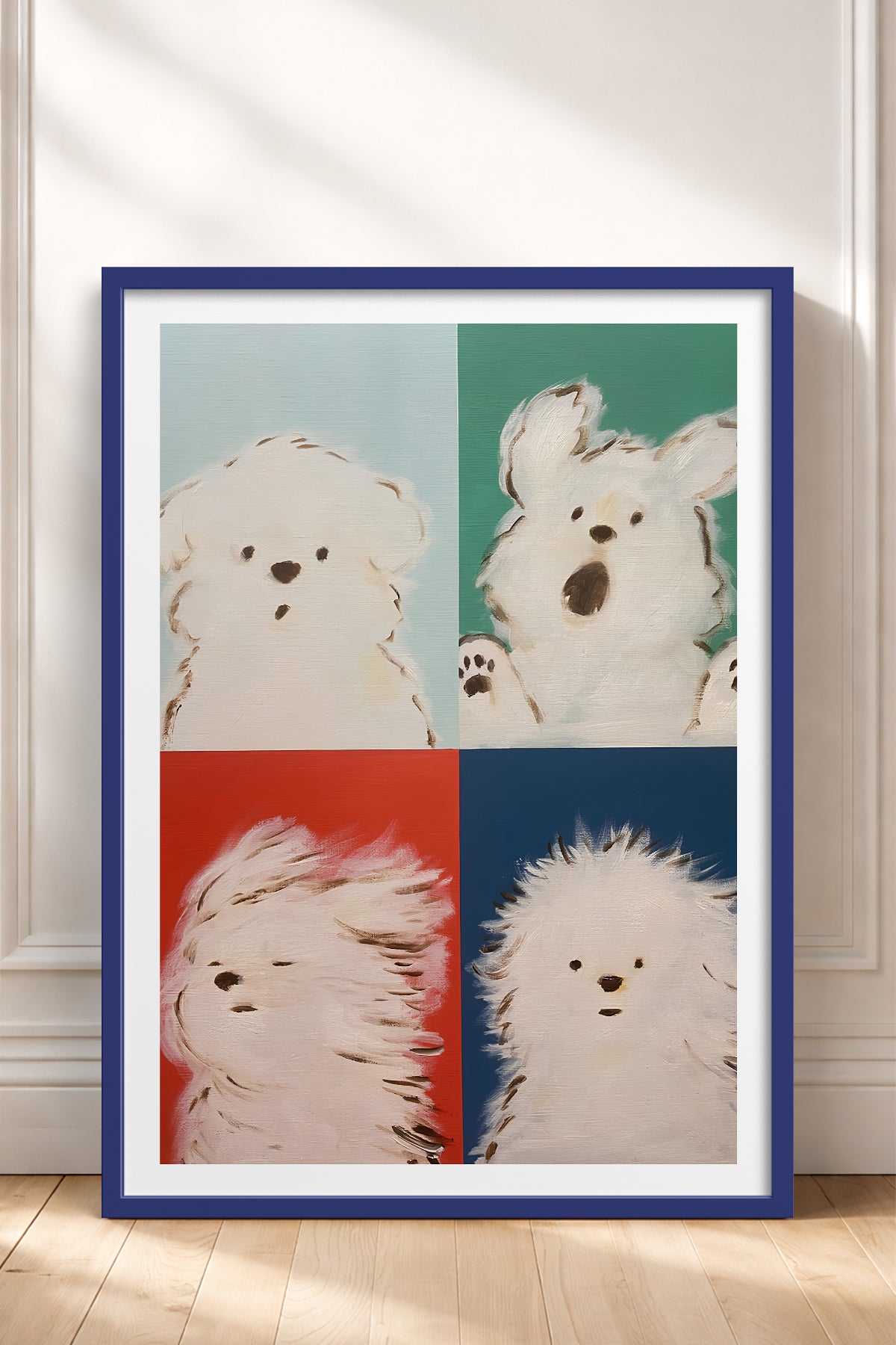 HOMEPACK Ahşap Çerçeveli Tablo Çerçeveli Poster Sanatsal Modern Duvar Dekoru TK-742