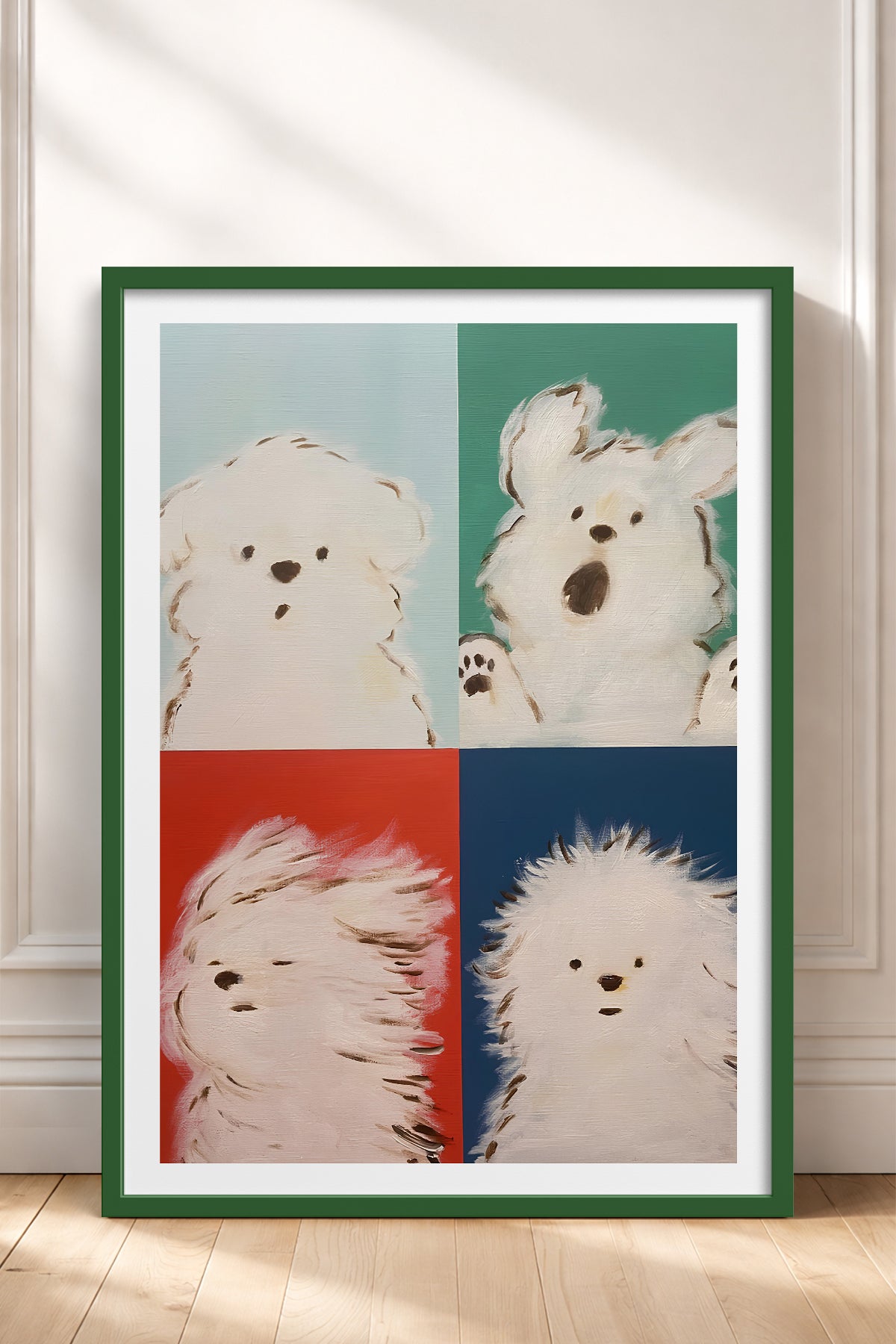 HOMEPACK Ahşap Çerçeveli Tablo Çerçeveli Poster Sanatsal Modern Duvar Dekoru TK-742