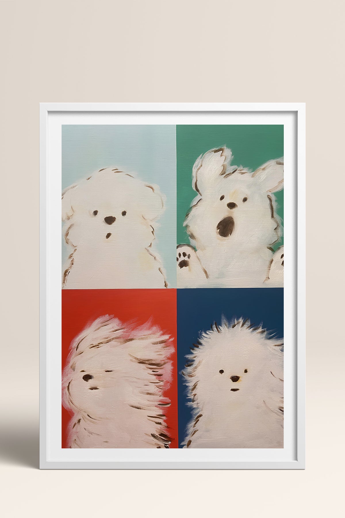 HOMEPACK Ahşap Çerçeveli Tablo Çerçeveli Poster Sanatsal Modern Duvar Dekoru TK-742