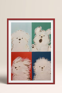 HOMEPACK Ahşap Çerçeveli Tablo Çerçeveli Poster Sanatsal Modern Duvar Dekoru TK-742