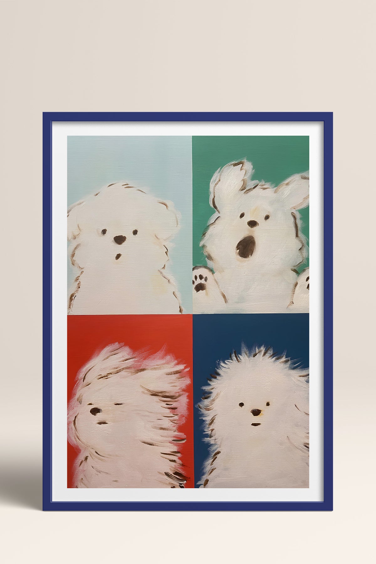 HOMEPACK Ahşap Çerçeveli Tablo Çerçeveli Poster Sanatsal Modern Duvar Dekoru TK-742