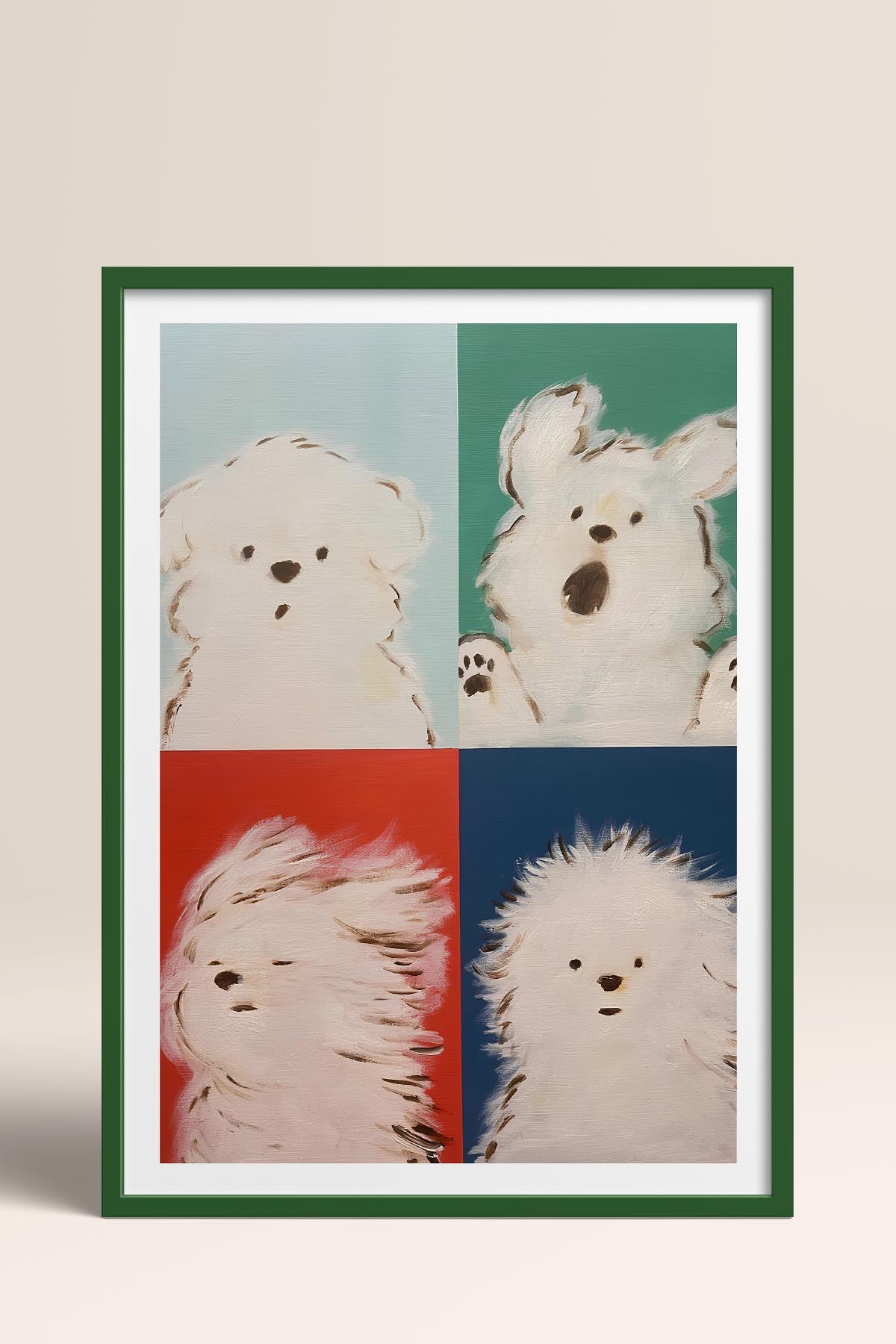 HOMEPACK Ahşap Çerçeveli Tablo Çerçeveli Poster Sanatsal Modern Duvar Dekoru TK-742