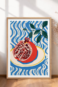 HOMEPACK Ahşap Çerçeveli Tablo Çerçeveli Poster Sanatsal Modern Duvar Dekoru TK-744