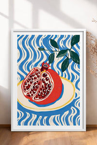 HOMEPACK Ahşap Çerçeveli Tablo Çerçeveli Poster Sanatsal Modern Duvar Dekoru TK-744
