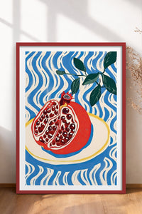 HOMEPACK Ahşap Çerçeveli Tablo Çerçeveli Poster Sanatsal Modern Duvar Dekoru TK-744