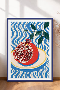 HOMEPACK Ahşap Çerçeveli Tablo Çerçeveli Poster Sanatsal Modern Duvar Dekoru TK-744