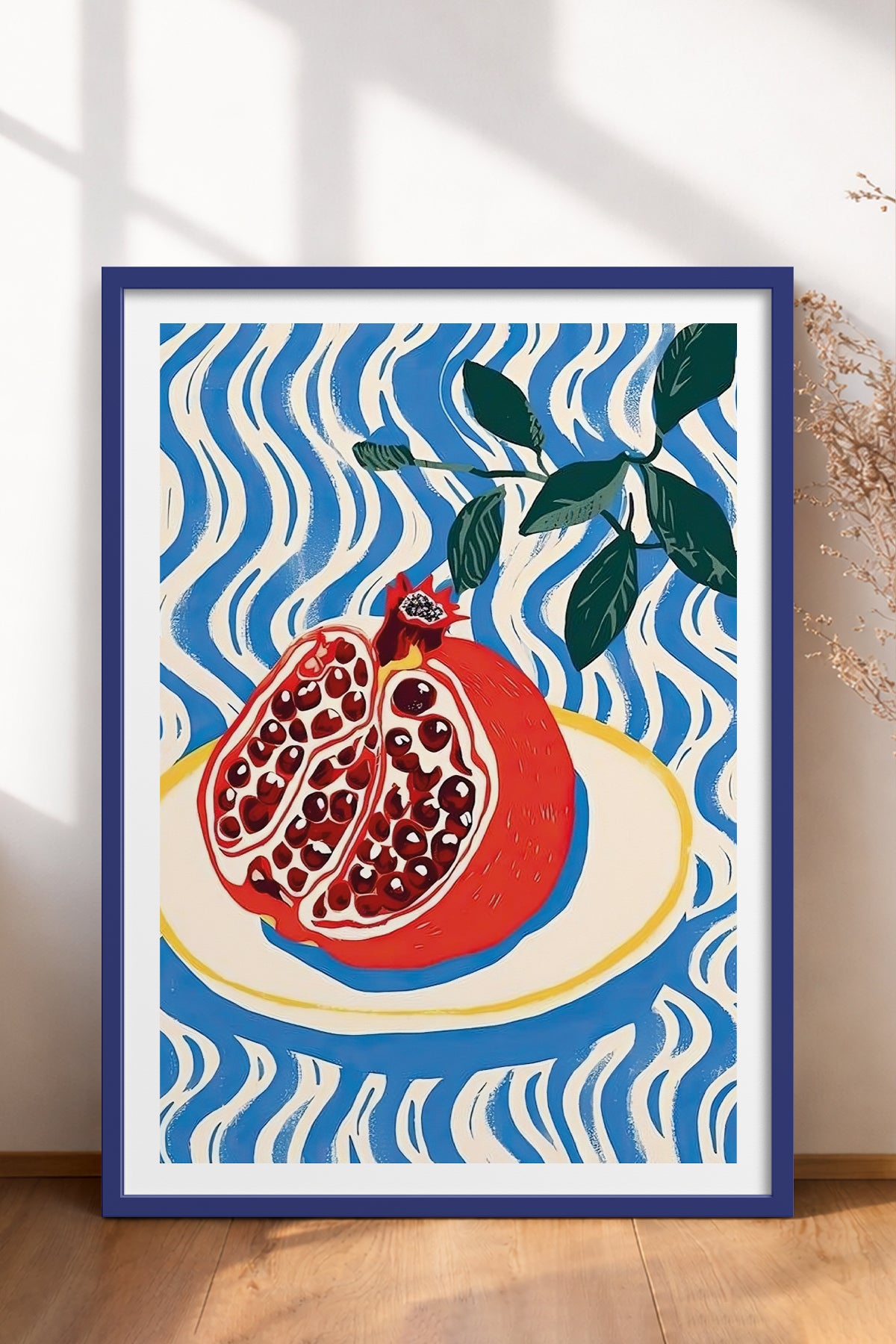HOMEPACK Ahşap Çerçeveli Tablo Çerçeveli Poster Sanatsal Modern Duvar Dekoru TK-744