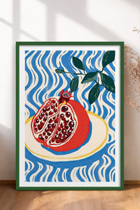 HOMEPACK Ahşap Çerçeveli Tablo Çerçeveli Poster Sanatsal Modern Duvar Dekoru TK-744